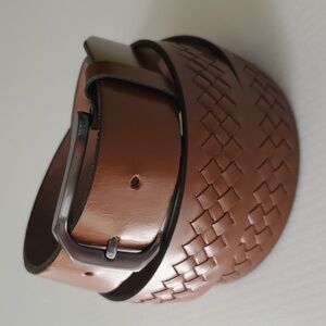 Flag Ltd. Leather Belt Size 42 Brown Belt Made in Brazil